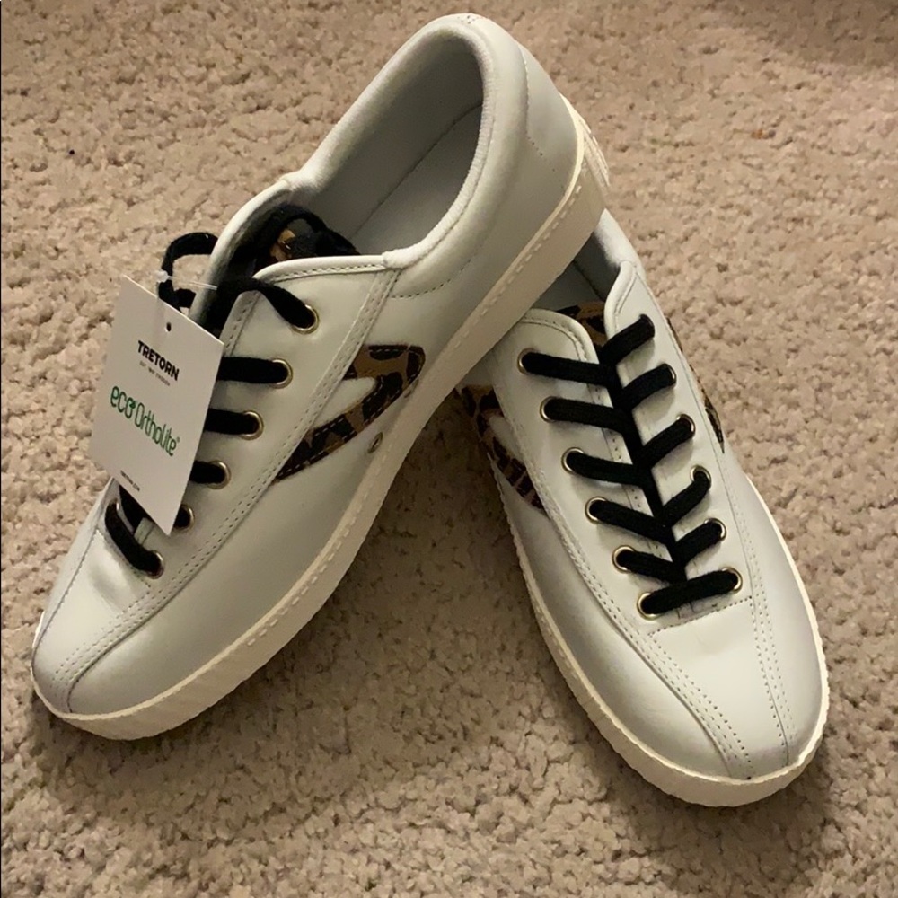 NWT Tretorn Leopard Detail Casual Sneaker